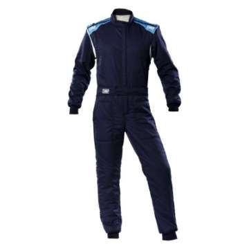 Picture of OMP First-S Overall Navy Blue-Cyan - Size 44 Fia 8856-2018