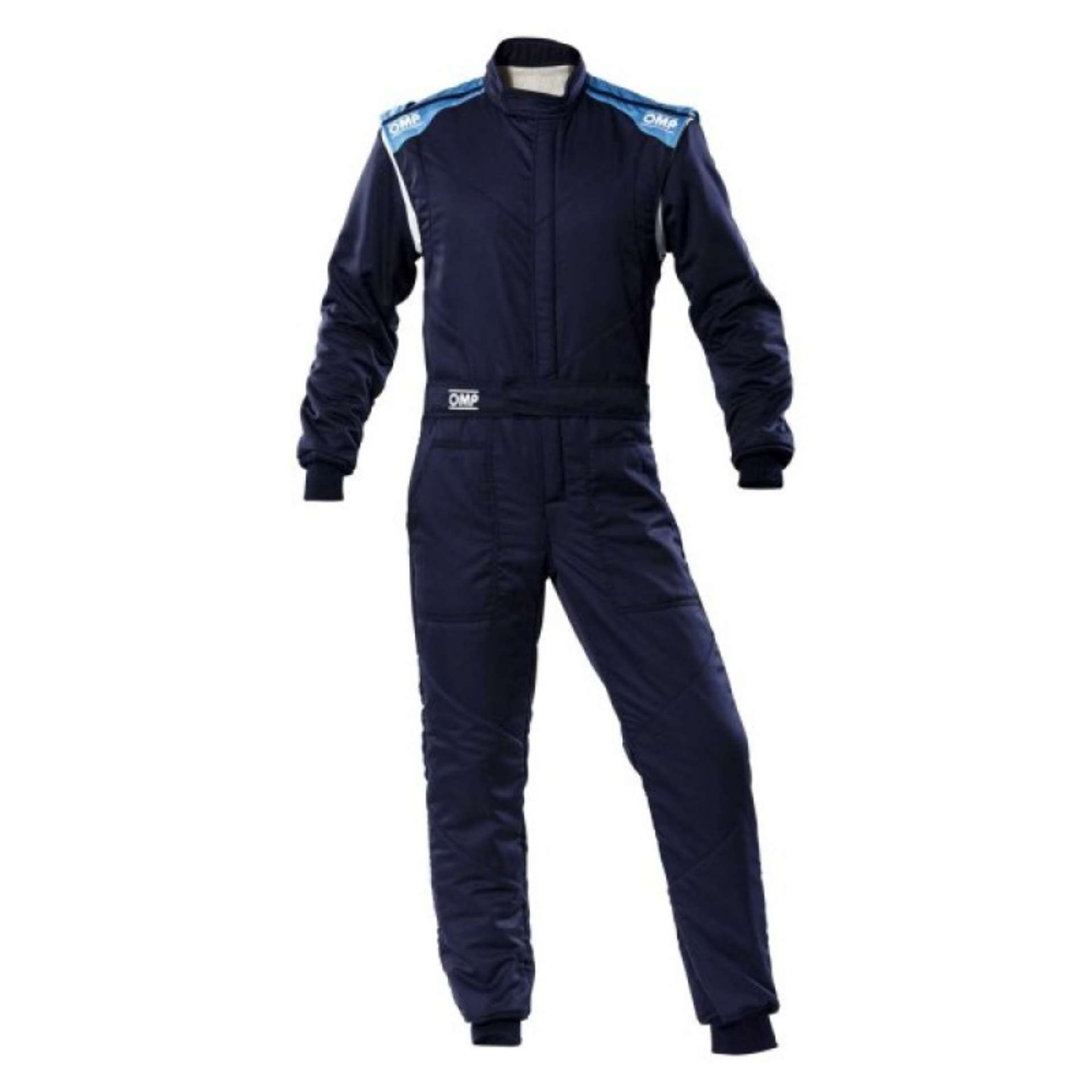 Picture of OMP First-S Overall Navy Blue-Cyan - Size 50 Fia 8856-2018