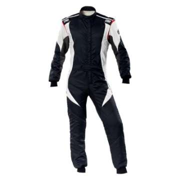 Picture of OMP First Evo Overall Black-White - Size 44 Fia 8856-2018