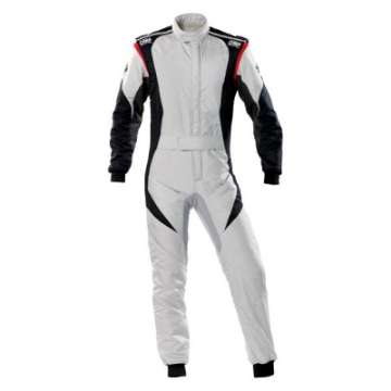 Picture of OMP First Evo Overall Silver-Black - Size 44 Fia 8856-2018