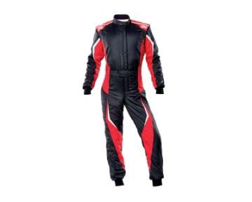 Picture of OMP Tecnica Evo Overall My21 Black-Red - Size 46 Fia 8856-2018