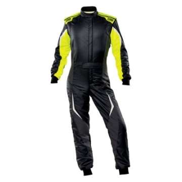 Picture of OMP Tecnica Evo Overall My21 Black-Yellow - Size 46 Fia 8856-2018