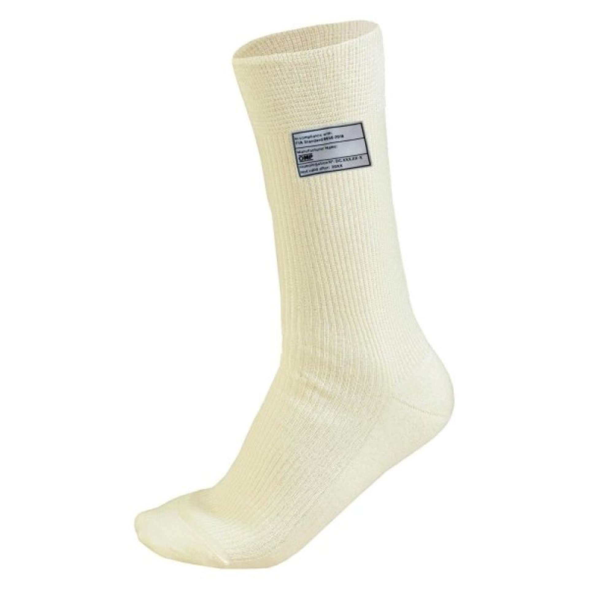 Picture of OMP Nomex Socks Fia 8856-2018 Cream - Size L