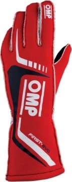 Picture of OMP First Evo Gloves Red - Size L Fia 8856-2018