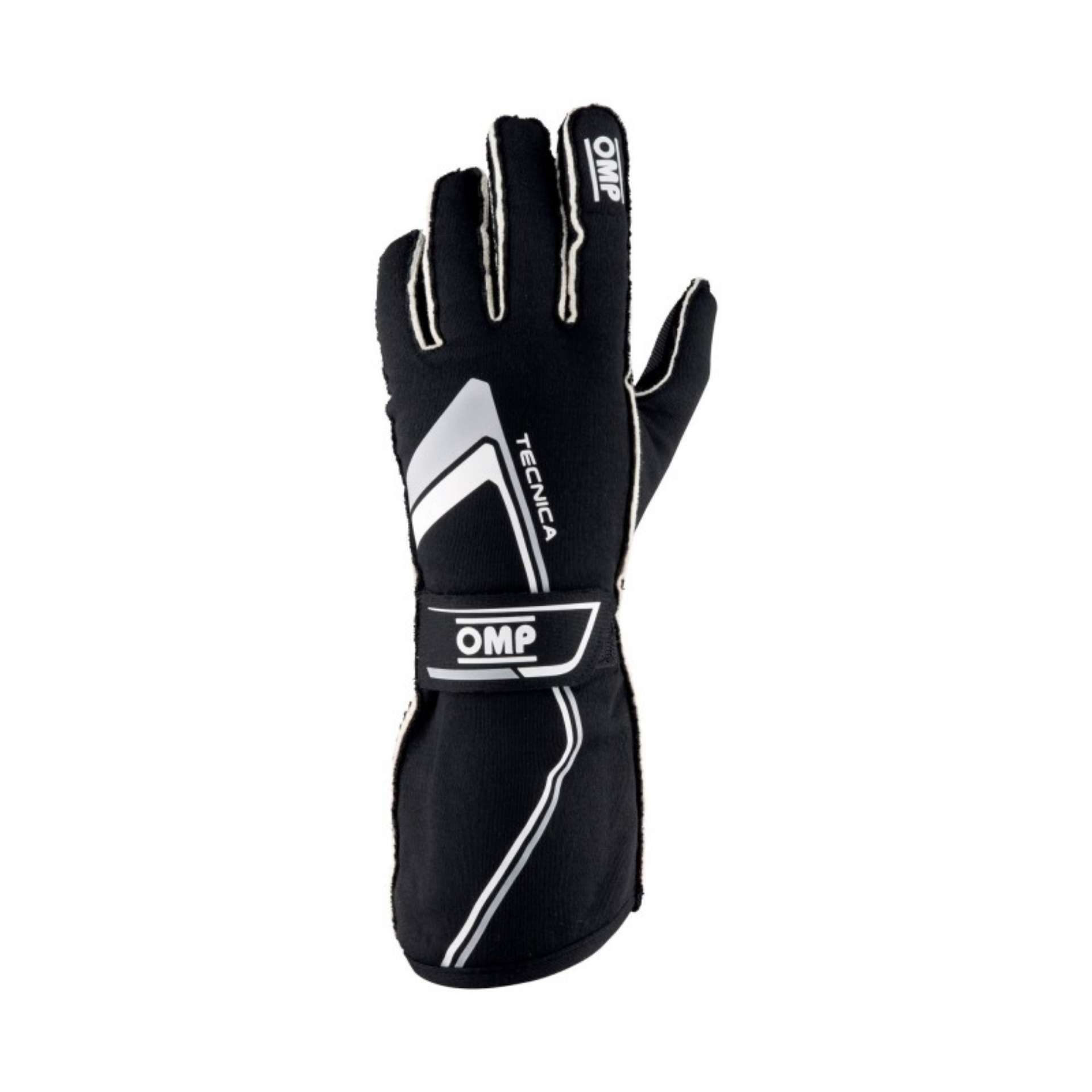 Picture of OMP Tecnica Gloves My2021 Black-White - Size M Fia 8856-2018