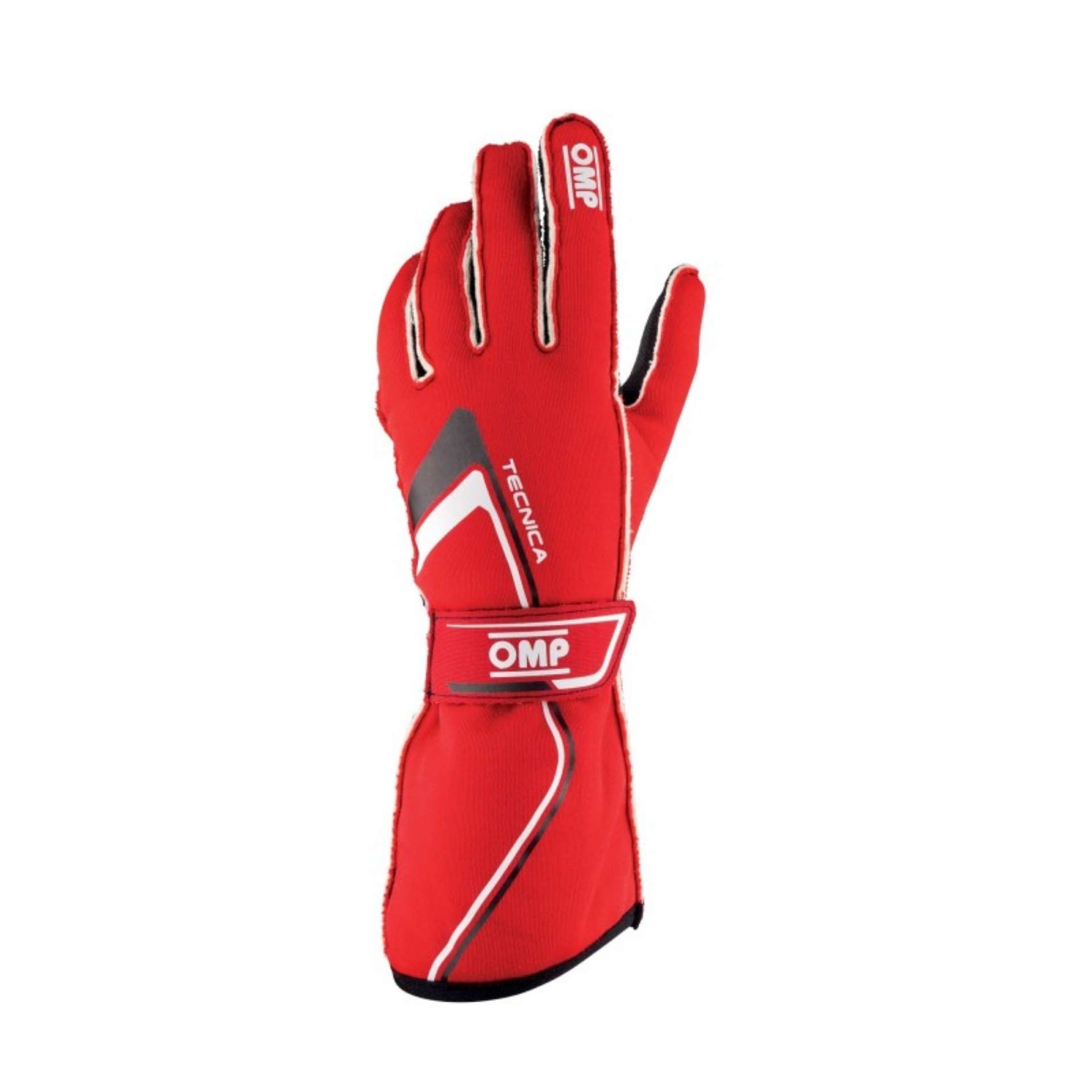 Picture of OMP Tecnica Gloves My2021 Red - Size Xs Fia 8856-2018