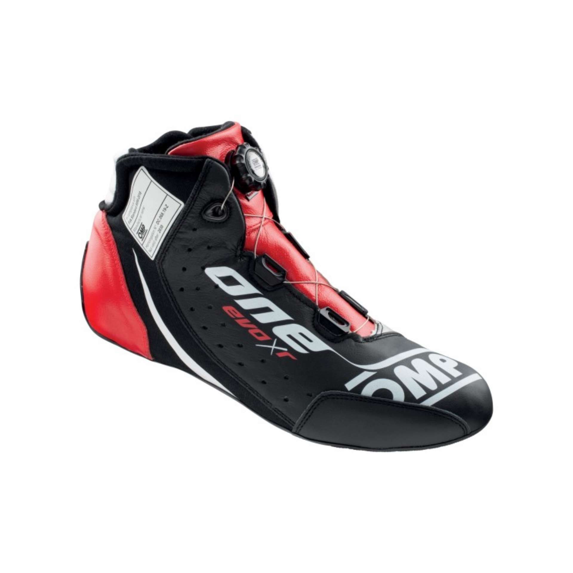 Picture of OMP One Evo X R Shoes Black-Silver-Red - Size 37 Fia 8856-2018