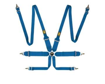 Picture of OMP First 3-2 Racing Harness Blue