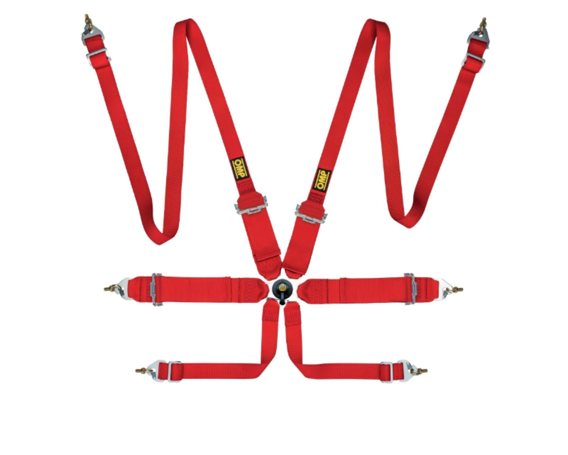 Picture of OMP First 3-2 Racing Harness Red