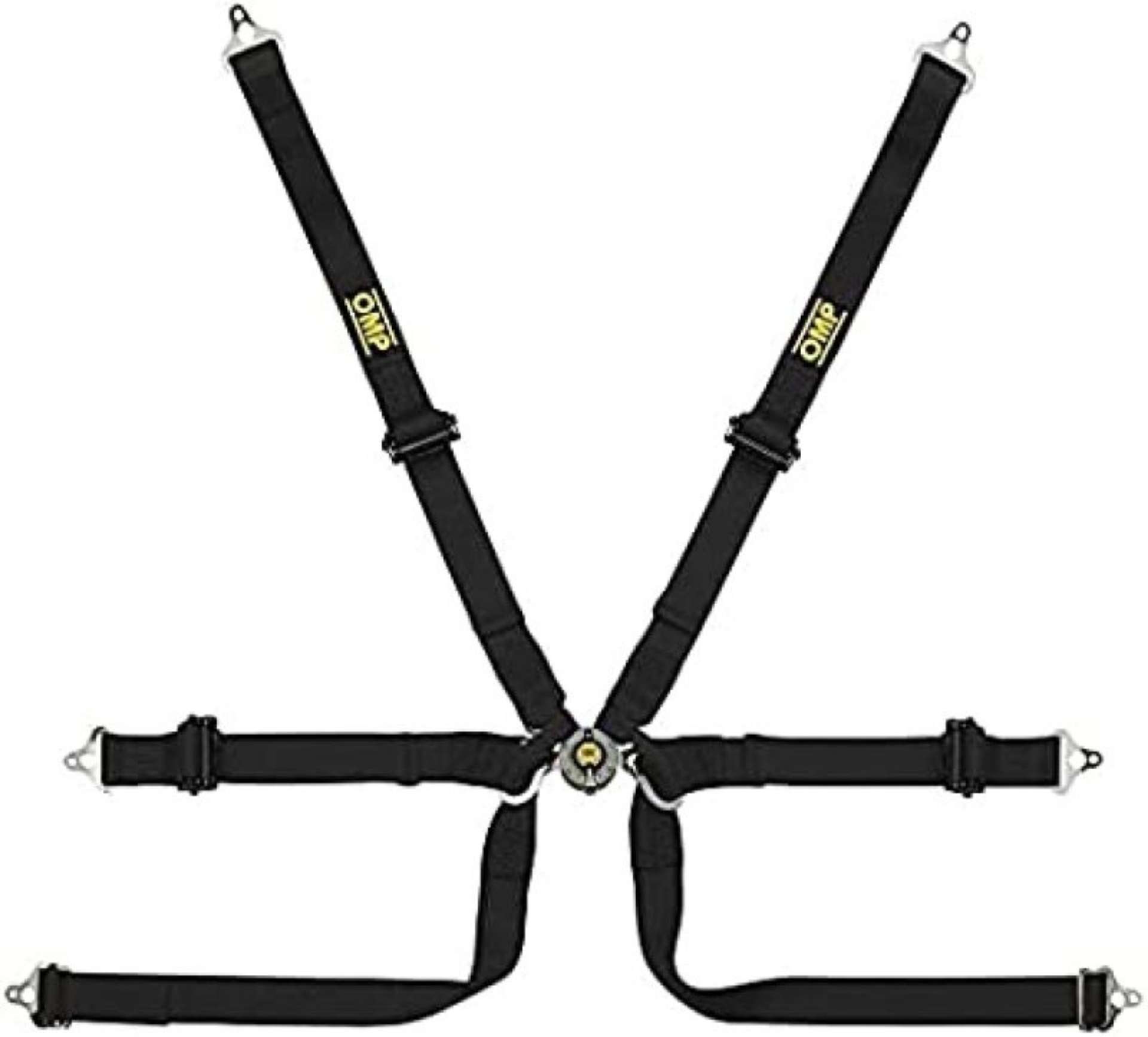 Picture of OMP Safety Harness Tecnica 2In Prot Black Pull Up - Fia 8853-2016