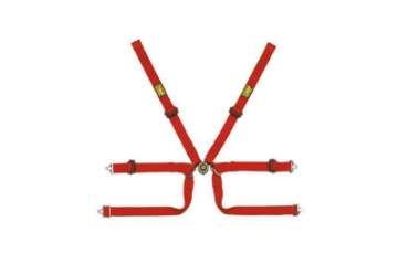 Picture of OMP Safety Harness Tecnica 2In Formula Red Fia 8853-2016