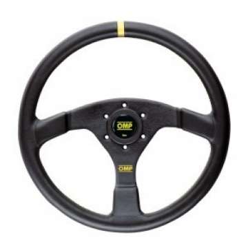 Picture of OMP Velocita Flat Steering Wheel 350mm - - Large Leather Black