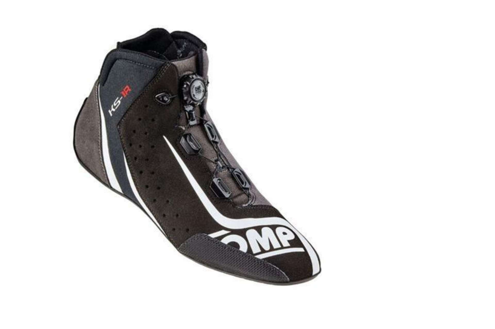 Picture of OMP KS-1R Shoes Black-Silver - Size 37