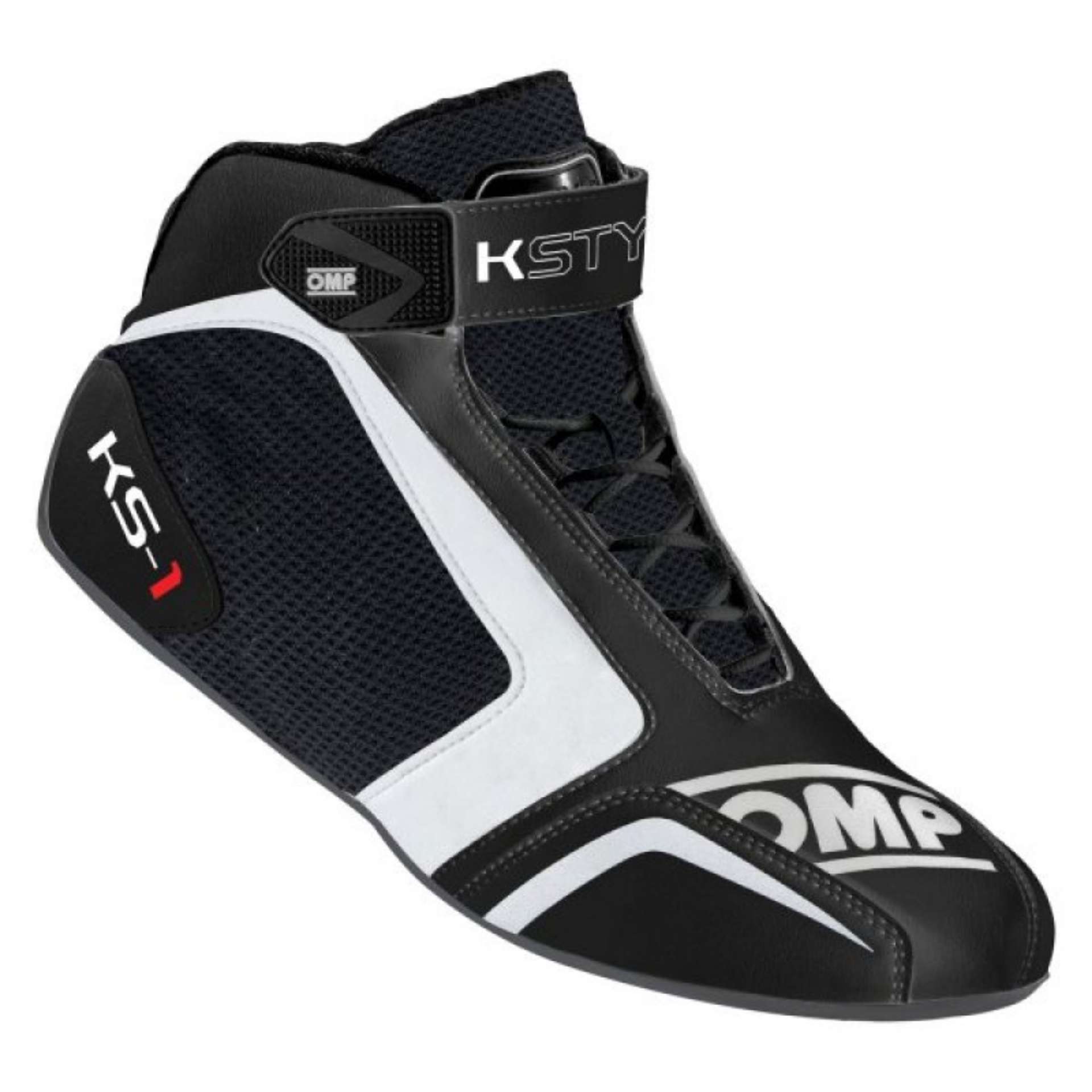 Picture of OMP KS-1 Shoes Black-White - Size 32