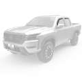 Picture of EGR 2022+ Nissan Frontier In Channel Window Visors Front-Rear Set Matte Black Crew Cab