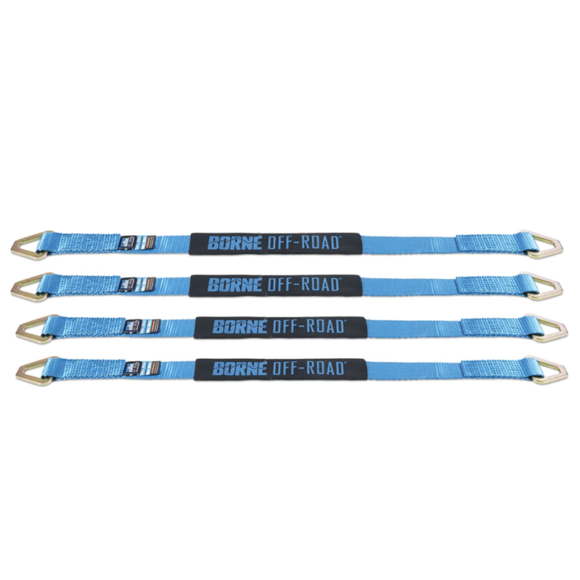 Picture of Mishimoto Vehicle Ratchet Tie-Down Kit 4 pack Blue