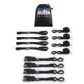 Picture of Mishimoto Medium-Duty Ratchet Tie-Down Kit 4-Pack Black