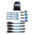 Picture of Mishimoto Medium-Duty Ratchet Tie-Down Kit 4-Pack Blue