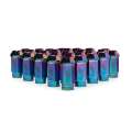 Picture of Mishimoto Aluminum Locking Lug Nuts M12x1-5 27pc Set Neo Chrome