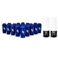 Picture of Mishimoto Aluminum Locking Lug Nuts 1-2 X 20 23pc Set Blue