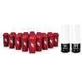 Picture of Mishimoto Aluminum Locking Lug Nuts 1-2 X 20 23pc Set Red