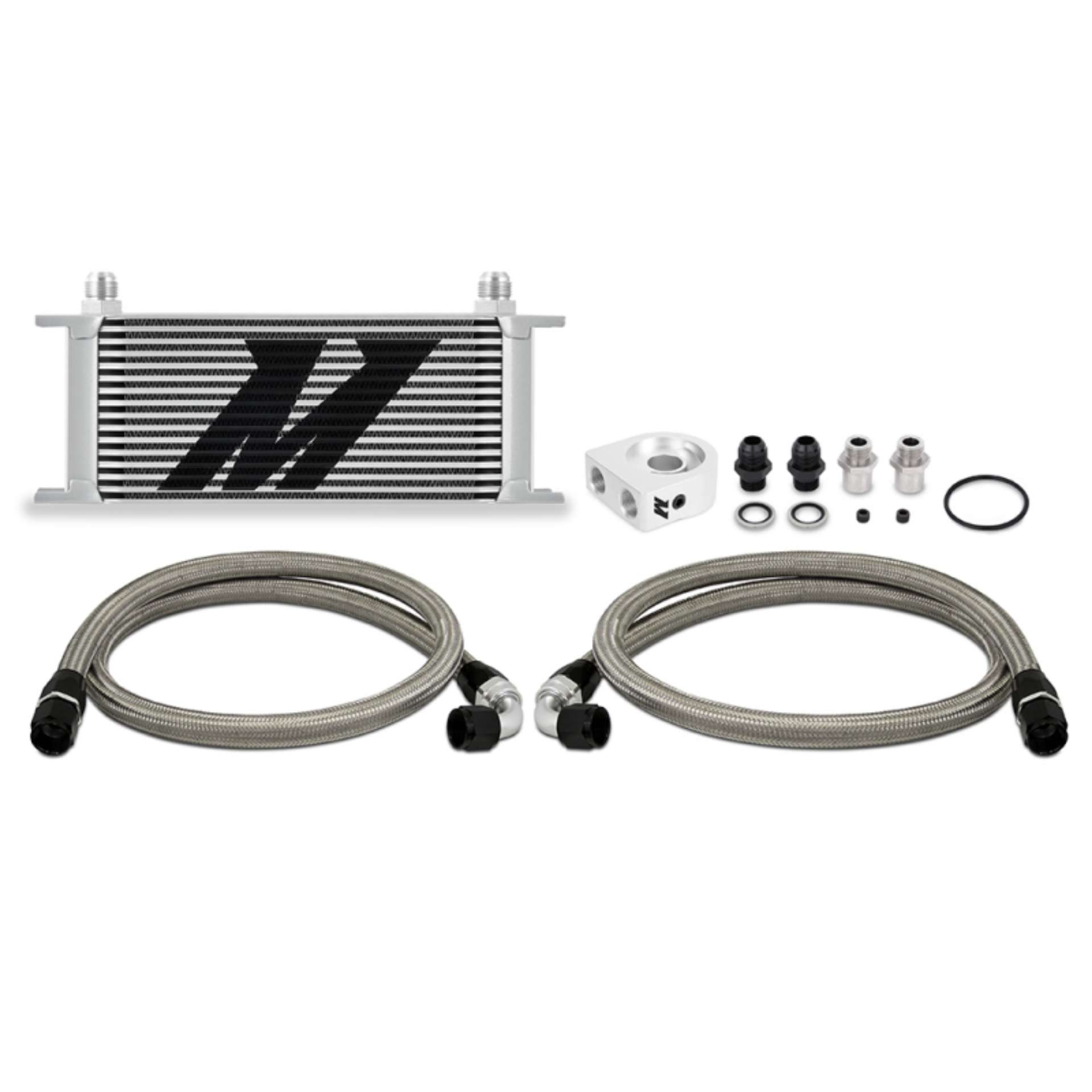 Picture of Mishimoto Universal Oil Cooler Kit 16-Row Silver