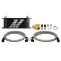 Picture of Mishimoto Universal Thermostatic Oil Cooler Kit 16-Row Black