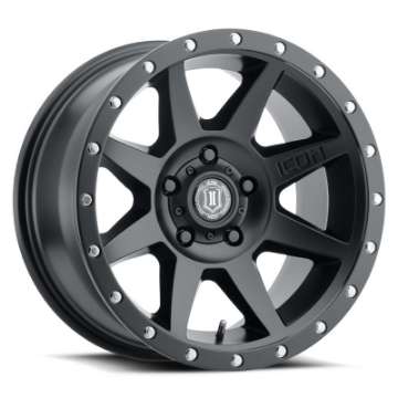 Picture of ICON Rebound 17x8-5 5x4-5 0mm Offset 4-75in BS 71-5mm Bore Satin Black Wheel