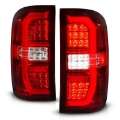 Picture of ANZO 14-18 GMC Sierra 1500 LED Taillights Red-Clear