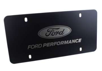 Picture of Ford Racing Black Stainless Steel Marque Plate