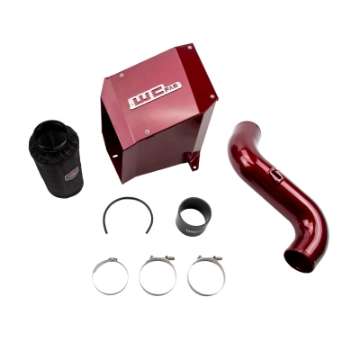 Picture of Wehrli 07-5-10 Chevrolet Duramax LMM 4in Intake Kit - WCFab Red