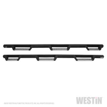 Picture of Westin 19-23 1500 Classic CC 5-5ft- Bed HDX Stainless Drop W2W Nerf Step Bars - Tex- Blk