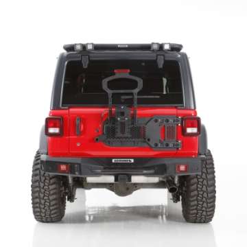 Picture of Go Rhino 08-22 Jeep Wrangler JL-JLU Body Mount Spare Tire Carrier - Tex- Blk