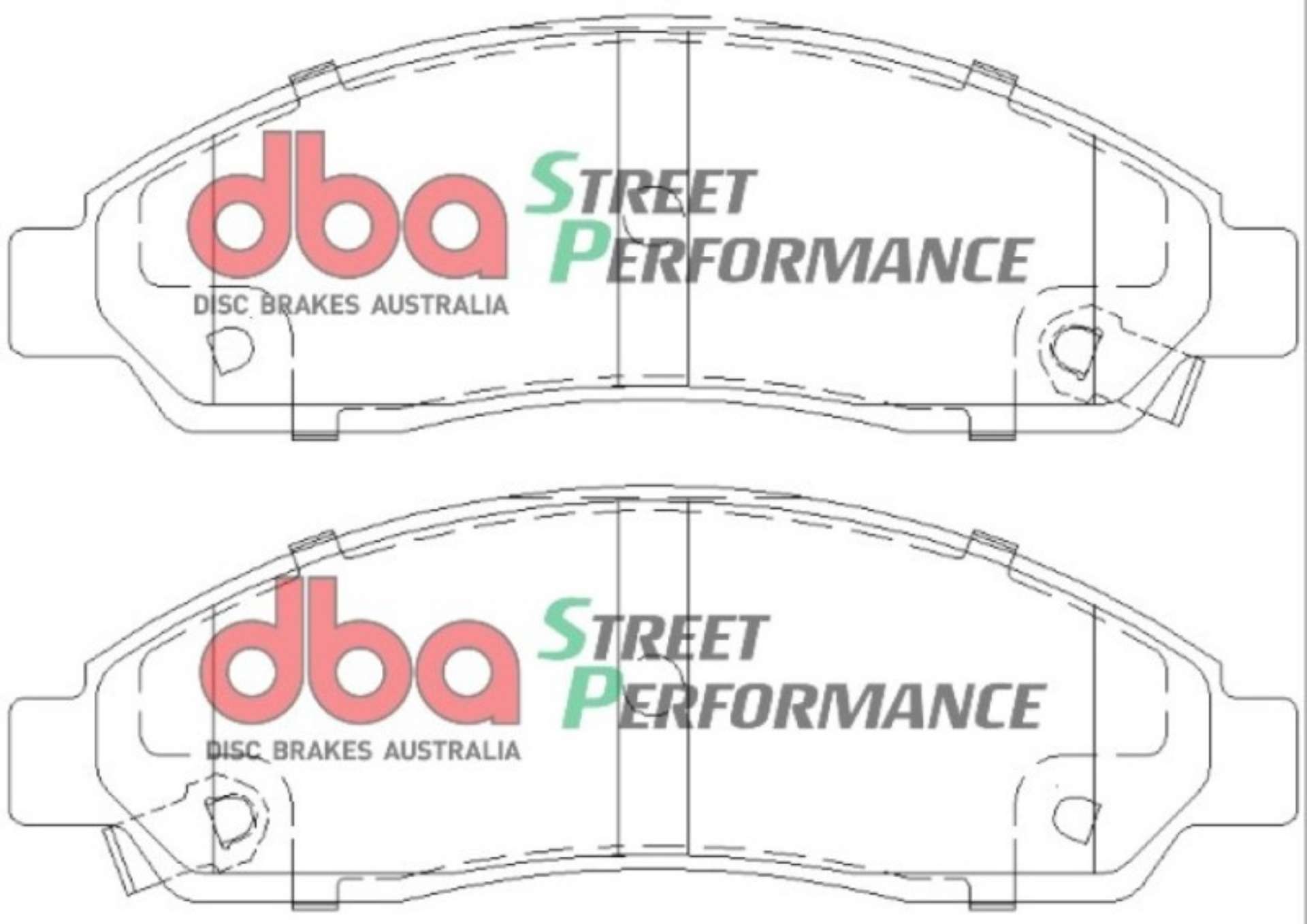 Picture of DBA 04-08 Chevrolet Colorado SP Performance Front Brake Pads