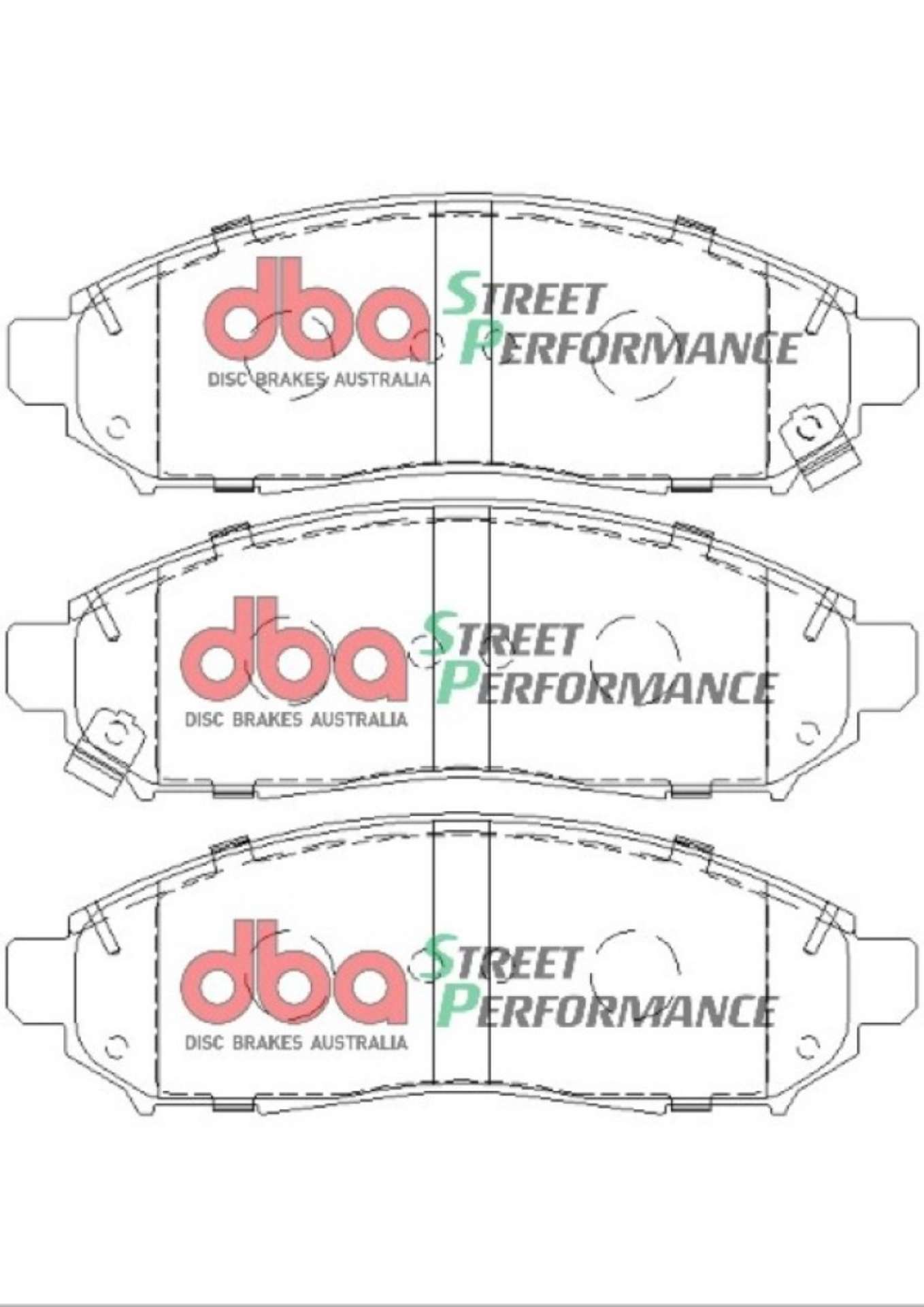 Picture of DBA 04-12 Nissan Pathfinder SP Performance Front Brake Pads