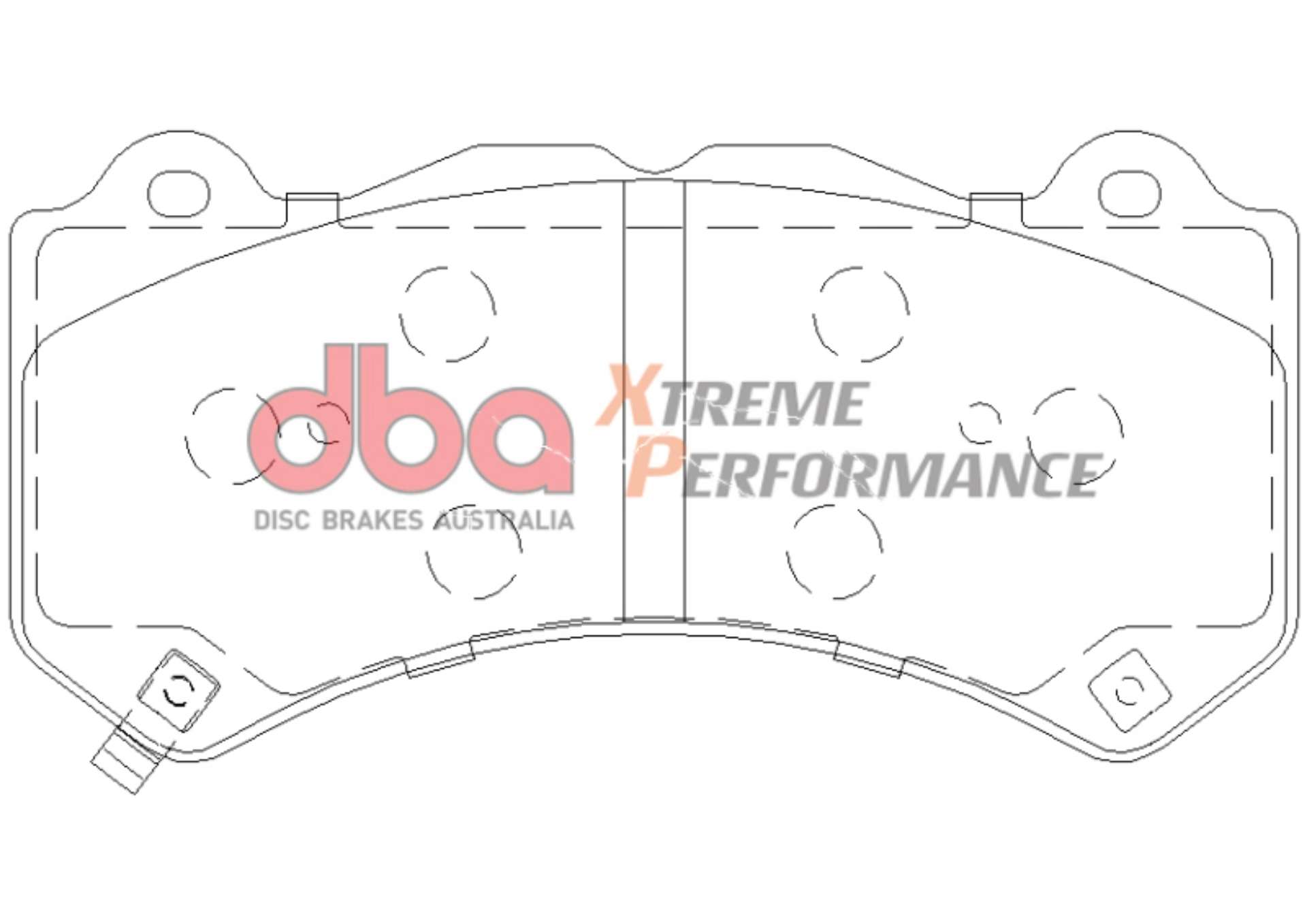 Picture of DBA 07-22 Nissan GT-R R35 XP Performance Front Brake Pads