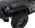 Picture of Bushwacker18-22 Jeep Wrangler JL 2-4 Door Front Flat Style Flares 2pc - Black