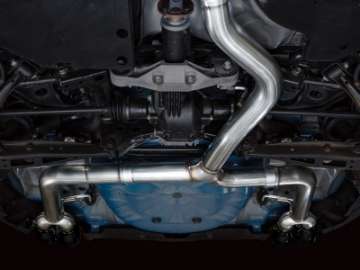 Picture of AWE Tuning 2022+ VB Subaru WRX Track Edition Exhaust - Diamond Black Tips