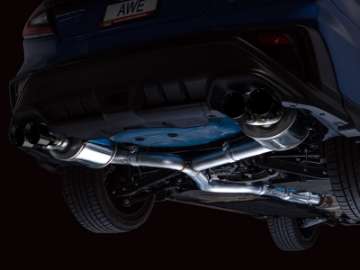 Picture of AWE Tuning 2022+ VB Subaru WRX Touring Edition Exhaust - Diamond Black Tips