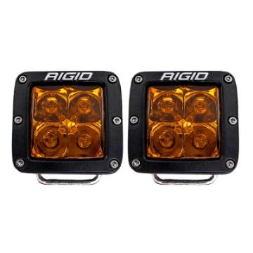 Picture of Rigid Industries D-Series Spot w- Amber PRO Lens Pair