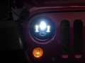 Picture of Raxiom 97-18 Jeep Wrangler TJ-JK Axial Series LED Daymaker Headlights- Black Housing Clear Lens