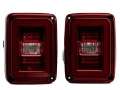 Picture of Raxiom 07-18 Jeep Wrangler JK JL Style LED Tail Lights- Black Housing - Red Lens