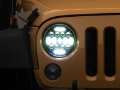 Picture of Raxiom 97-18 Jeep Wrangler TJ-JK Axial Series 13-LED Headlights- Black Housing Clear Lens