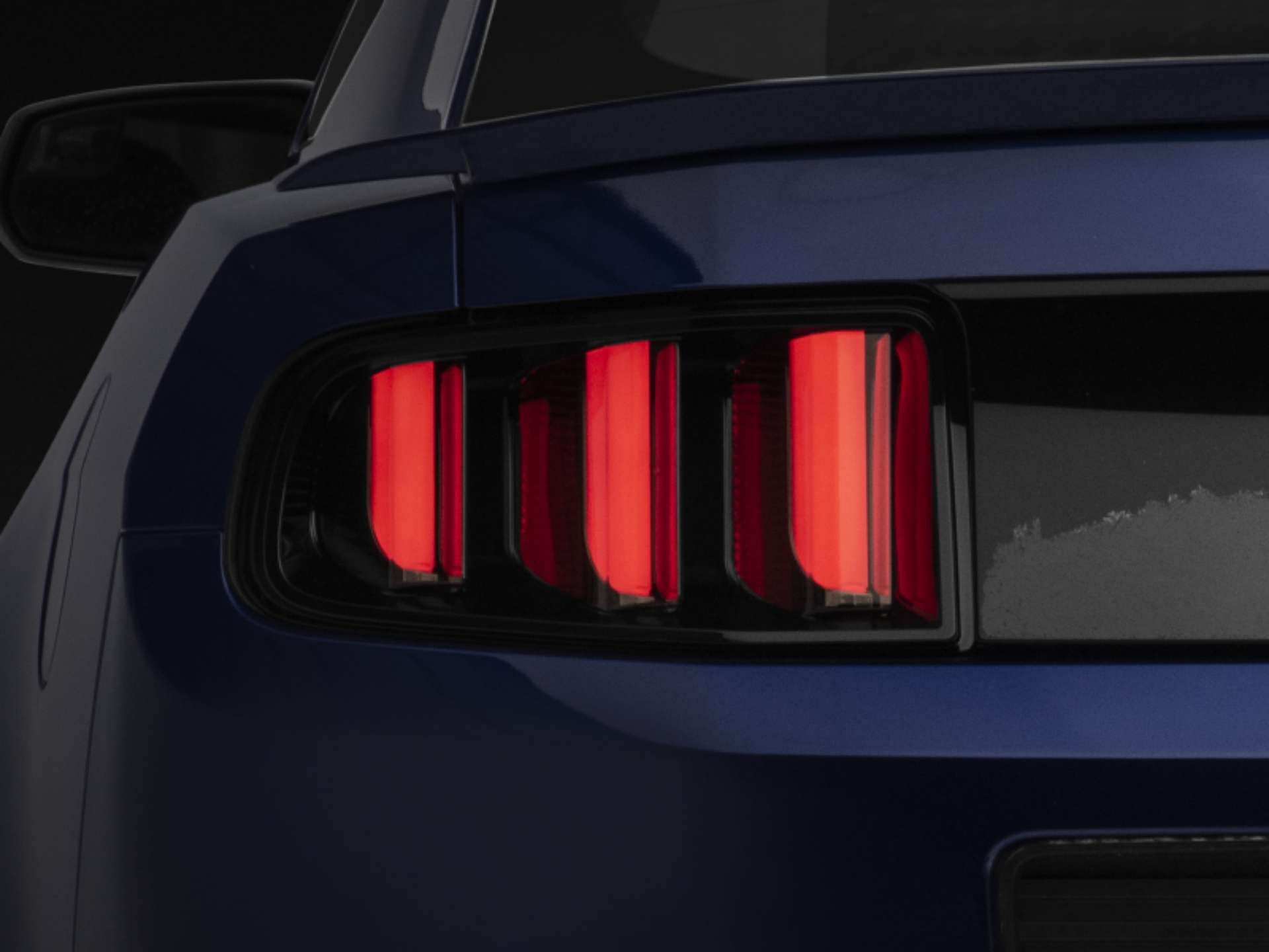 Picture of Raxiom 13-14 Ford Mustang Vector V2 Tail Lights- Black Housing Clear Lens