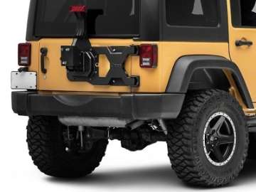Picture of Officially Licensed Jeep 07-18 Jeep Wrangler JK HD Tire Carrier w- Mount and Jeep Logo
