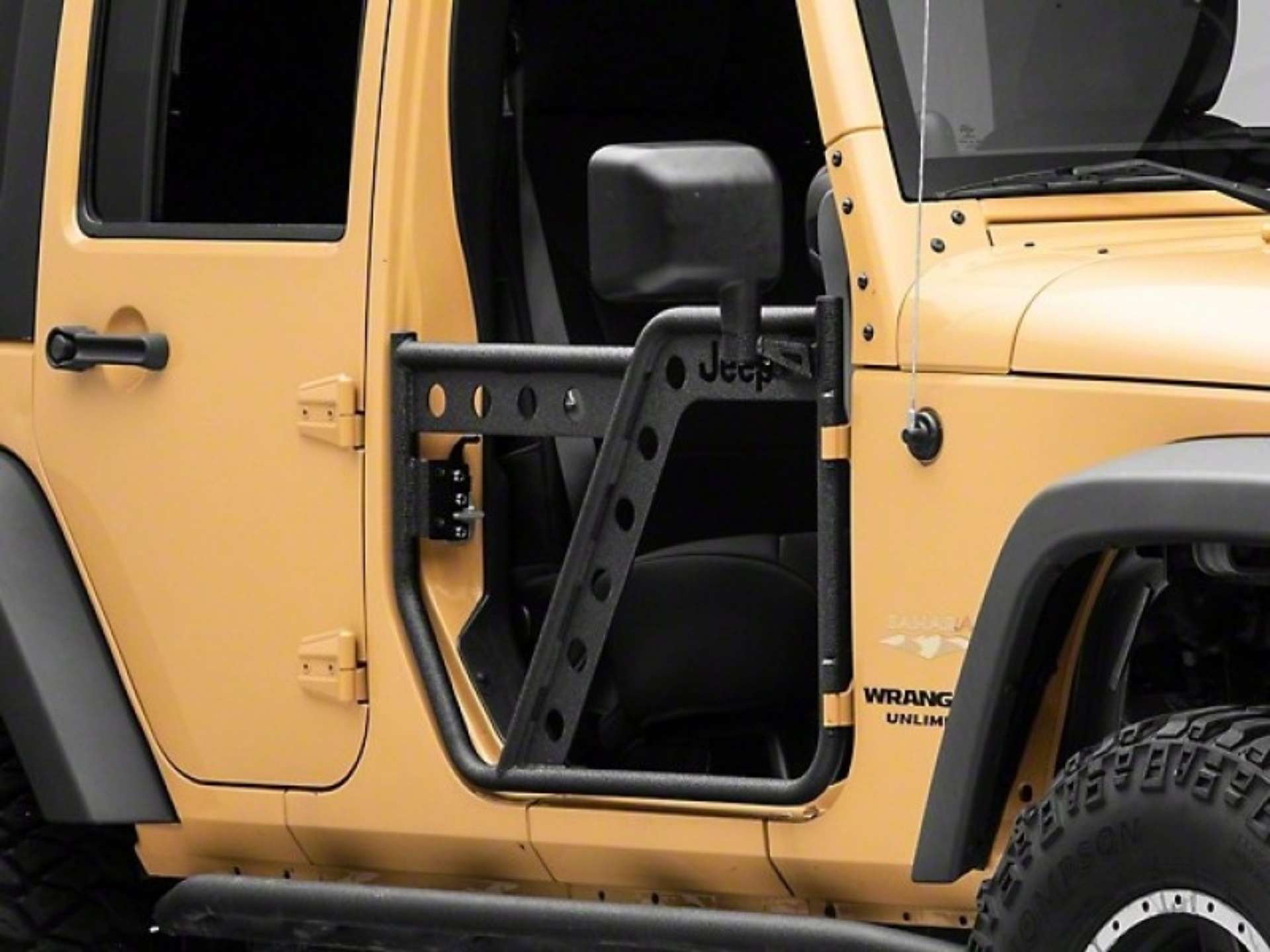 Picture of Officially Licensed Jeep 07-18 Jeep Wrangler JK HD Front Adventure Doors w- Jeep Logo