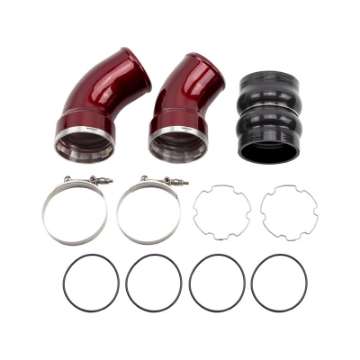 Picture of Wehrli 06-10 Chevrolet 6-6L LBZ-LMM Duramax Passenger Side 3-5in Intercooler Pipe - WCFab Red