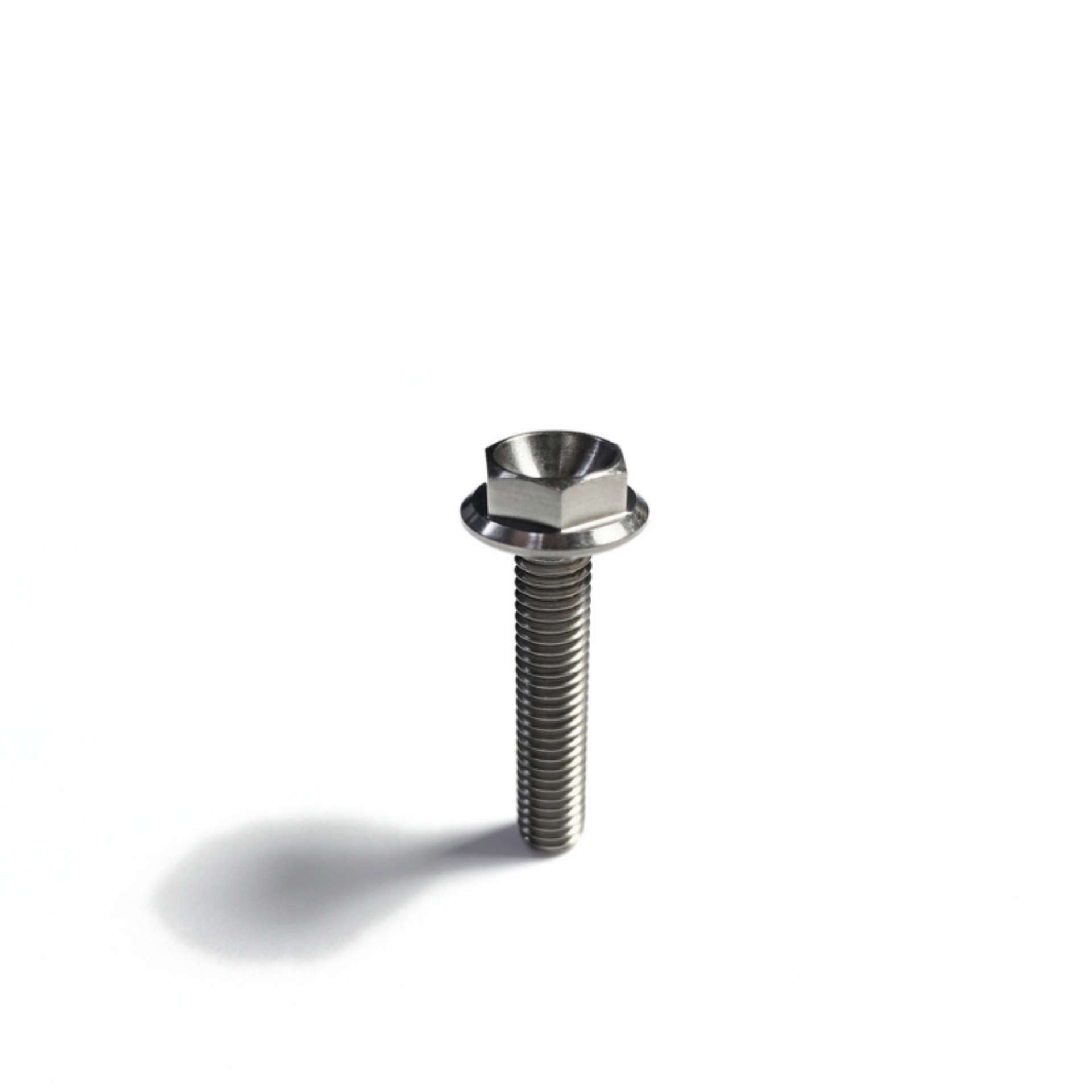 Picture of Ticon Industries Titanium Bolt Flanged M5x15x-8TP 8mm 6pt Head