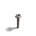 Picture of Ticon Industries Titanium Bolt Flanged M5x15x-8TP 8mm 6pt Head Drilled