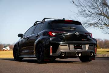 Picture of Rally Armor 23-24 Toyota GR Corolla Black UR Mud Flap w-White Logo